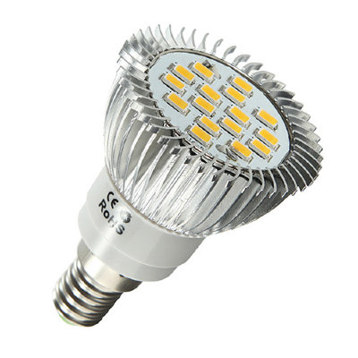 LED лампа 7Вт свеча E14 С37 светодиоды SMD